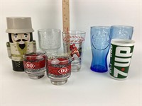 Advertising Glasses, includes Dairy Queen Glasses