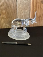 Vintage Cristal d'Arques Elephant Figurine