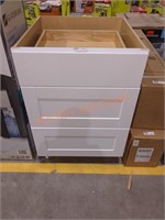 24" x 24" x 34.5" base cabinet of drawers