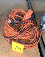 LOT OF 2 HEAVY DUTY EXTENSION CORDS