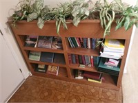 Bookshelf and contents