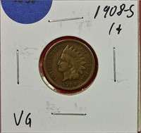 1908-S Indian Cent VG