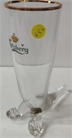 Carlsberg 3 Footed Glass