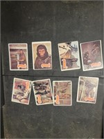 Lot of Planet of Apes Topps Cards