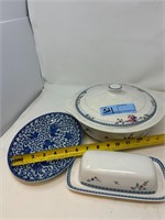 Lot of 3 MISC Dishes