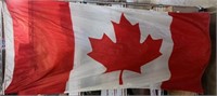 Polyester Canadian flag 72"x 34"