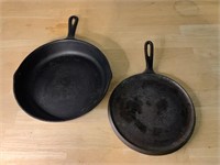 CAST-IRON SKILLET AND FRYING PAN