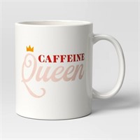 Room Essentials Stoneware Caffeine Queen Mug 14 oz