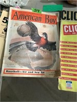 American boy, July 1936, and
Click 1938 and 1942