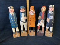 Wooden Maritime Figurines