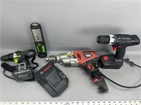 Miscellaneous cordless and corded drills chargers