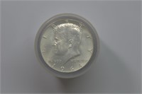 Roll of 1964 JFK 90% Silver Half Dollars