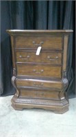 VERY NICE LARGE GENTLEMANS BOMB'E CHEST OF DRAWERS
