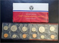 1987 United States Uncirculated Mint Set P & D