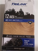 TriLink  2-12in Saw Chain 44 drive link(new)