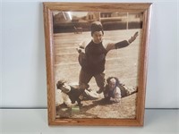 3 Stooges Playing Football 15.5in X 12.5in