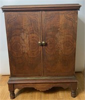 Vintage Wooden 2 Drawer Storage Cabinet
