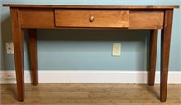 Vintage Wooden Console Table W/ 1 Drawer