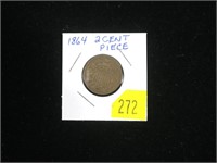 1864 U.S. 2-cent piece