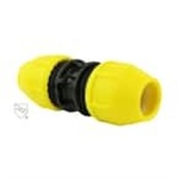 1-1/4 In. Underground Yellow Poly Gas Pipe Coupler