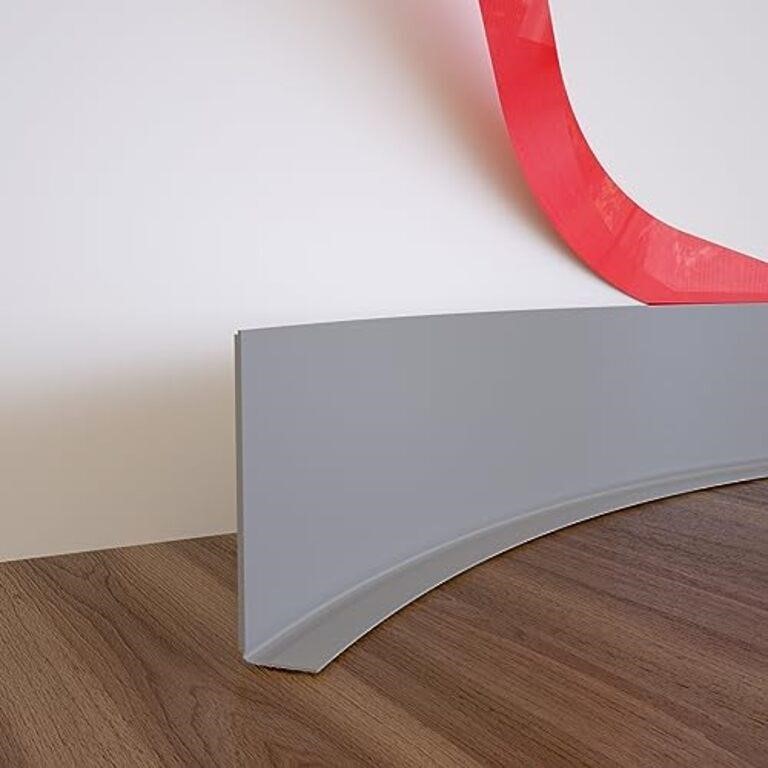 COUKIU Flexible Baseboard Molding Trim, 4 Inch x