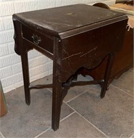 Antique Hathaway's Furniture Drop Leaf Table