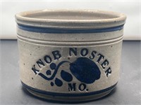 Vtg 1980 knob noster mo pottery salt glaze