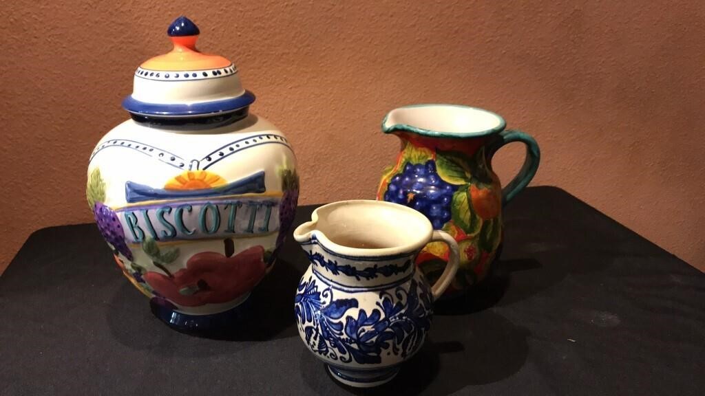 Hand Painted Pottery