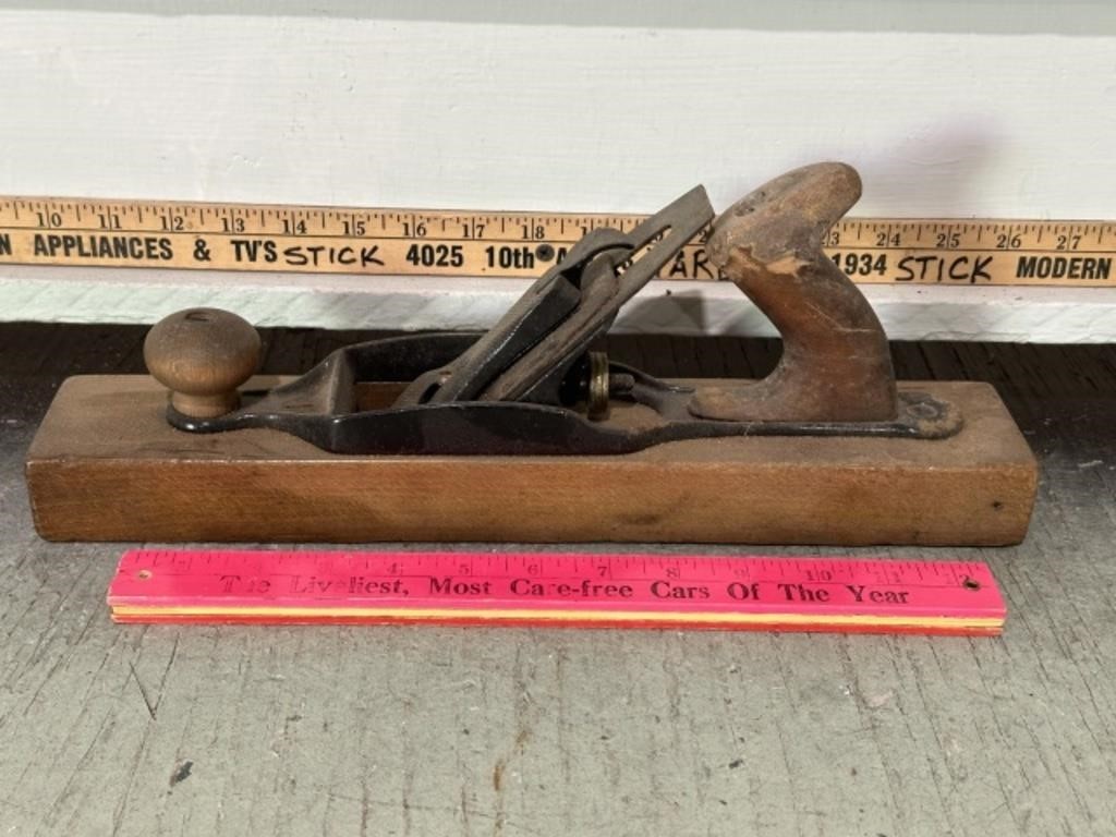 15" STANLEY BLOCK PLANE W/ BLADE PAT. 1892