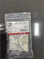 1 LOT BOX OF NSI NMS-3 WIRE CONNECTORS
