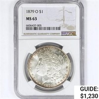 1879-O Morgan Silver Dollar NGC MS63