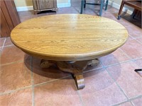 Solid oak coffee table 32 inches