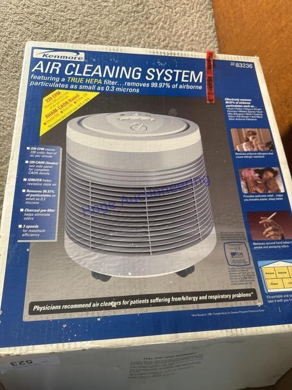 AIR CLEANING SYSTEM, IN LIVING ROOM