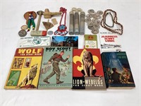 Boy and Cub Scout Books and Misc Items