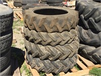 Pallet of (4) 9.5-24 Tractor Tires