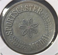 Sportscaster medal token