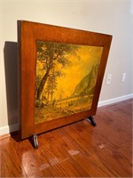 Antique Folding Wooden Table / Screen