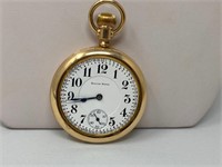 1918 South Bend 16s Watch - Runs, Crystal Missing