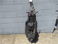 Golf Bag with Woods & Irons