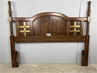 Queen Size Head Board and Metal Frame