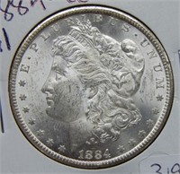 1884 CC Morgan Silver Dollar