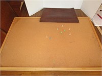 36" cork board and document case