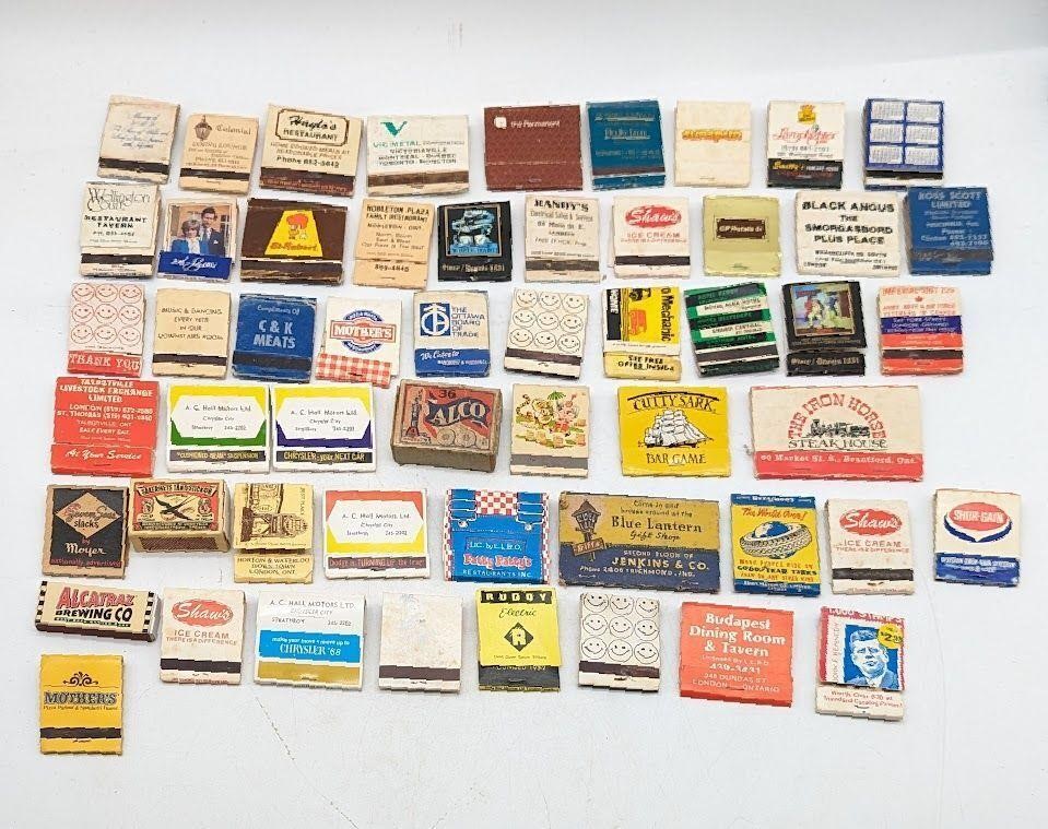 Lot of 54 Matchbooks