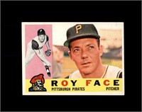 1960 Topps #20 Roy Face EX to EX-MT+