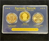 Zachary Taylor Presidential Coin Set