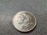 1884 O Morgan silver dollar coin