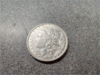 1879 Morgan silver dollar coin
