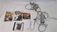 Nintendo Wii game and controller cables lot