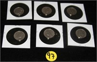 Nickels Coin Lot (6)
