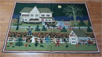 Handmade Rug (India)-approx 60x40